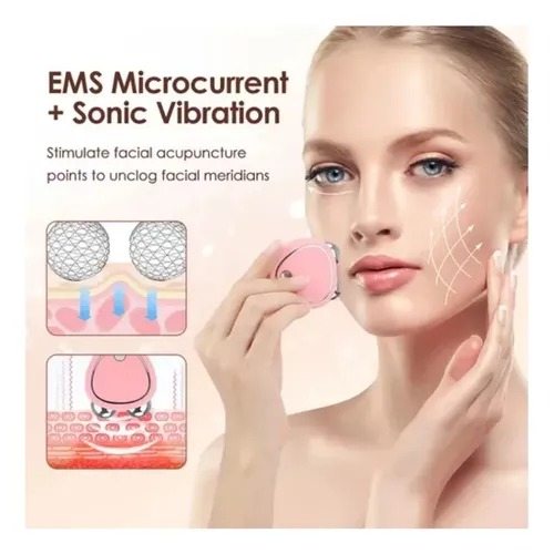 Masajeador Facial De Doble Rodillo Nihay